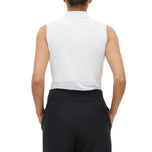 Rohnisch Women's Nicky Sleeveless Golf Polo Shirt - White