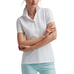 Peter Millar 女式信天翁高尔夫 Polo 衫 - 白色