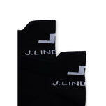 J.Lindeberg Women's Spin Short Golf Socks - Black