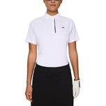 J.Lindeberg Women's Tara Golf Polo Shirt - White