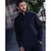 Travis Mathew On Course Waterproof Golf Zip Pullover - Black