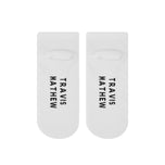 Travis Mathew Shorty Smalls 2.0 Golf Sock - White
