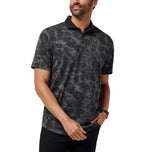 Travis Mathew Study Abroad Golf Polo Shirt  - Black