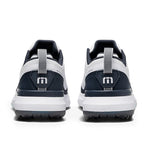 Travis Mathew NuAge Mega Spiked 高尔夫球鞋 - 酷白色/Total Eclipse
