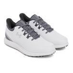 Under Armour Drive Medal Spikeless Golf Shoes - White/Titan Grey