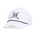 Under Armour Drive Mid Rope Golf Cap - White