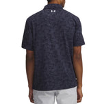 Under Armour Playoff 3 印花高尔夫 Polo 衫 - 海军蓝/灰色
