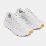 Under Armour Women's Surge Spikeless Golf Shoes - White Clay/White