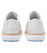Cole Haan Women's ØriginalGrand Shortwing Golf Shoe - Optic White/Bluebell