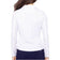 Golftini Women's Say Yes Long Sleeve Golf Polo Shirt - White/Navy