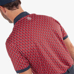 Galvin Green Maxwell Golf Shirt - Red/Navy