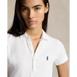 Polo Performance Ralph Lauren Women's Cotton Tailored Fit Polo Shirt - Pure White