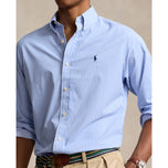 Polo Performance Ralph Lauren Classic Fit Striped Performance Shirt - Bay Blue/White