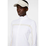 J.Lindeberg Women's Janice Golf Mid-Layer - White
