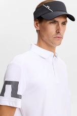 J.Lindeberg Heath 常规版型高尔夫 Polo 衫 - 白色