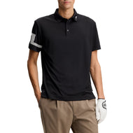 J.Lindeberg Heath 常规版型高尔夫 Polo 衫 - 黑色
