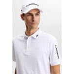 J.Lindeberg Tour Tech Regular Fit Golf Polo Shirt - White