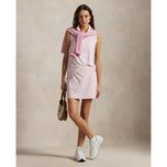 RLX Ralph Lauren Women's Printed Airflow Sleeveless Polo - Garden Pink