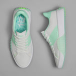 G/Fore Women's G.112 Perforated Leather Kiltie Golf Shoes - Snow/Menthol