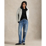 RLX Ralph Lauren Women's Convertible Quilted Jacket - Ceramic White/Polo Black