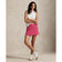 RLX Ralph Lauren Women's 4-Way Stretch Side-Stripe Golf Skort - Currant/Ceramic White/Hunter Green