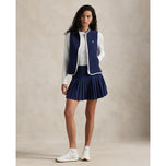 RLX Ralph Lauren Women's Tech Terry Golf Vest - Refined Navy/Ceramic White