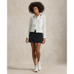 RLX Ralph Lauren Women's Cotton Blend Knit Cardigan - White Splash/Polo Black