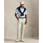 RLX Ralph Lauren Classic Fit Printed Airflow Golf Polo Shirt - Office Blue Boogey Texture