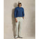 RLX Ralph Lauren Performance Polo-Collar Golf Sweater - Tide Pool Blue Heather