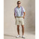 RLX Ralph Lauren Tailored Fit Printed Airflow Golf Polo Shirt - Office Blue Boogey Texture