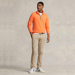 Polo Performance Ralph Lauren Fine Gauge Terry Half Zip - Classic Peach