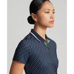 RLX Ralph Lauren Women's Printed Airflow Polo Golf Polo Shirt - Sport Diamond