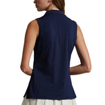 RLX Ralph Lauren Women's Sleeveless Tour Performance Polo Shirt - Navy