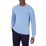 Castore Knitted Golf Crew Neck - Sky