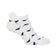 Glenmuir Women's Eugenie Patterned Golf Socks - White/Navy Flags